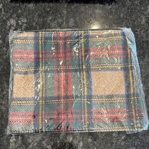 Vici Collection Festive Plaid Zip Clutch